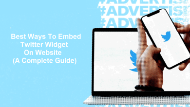 embed twitter widget