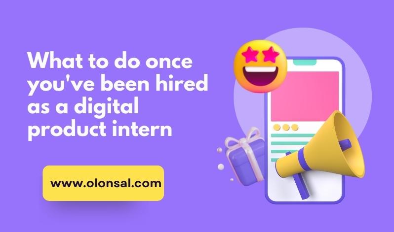 Digital product intern 