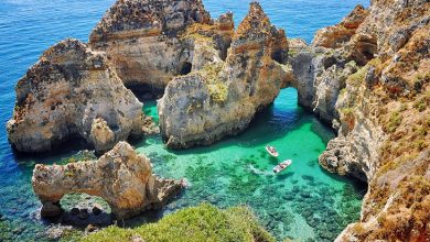 Beautiful view of Algrave beaches