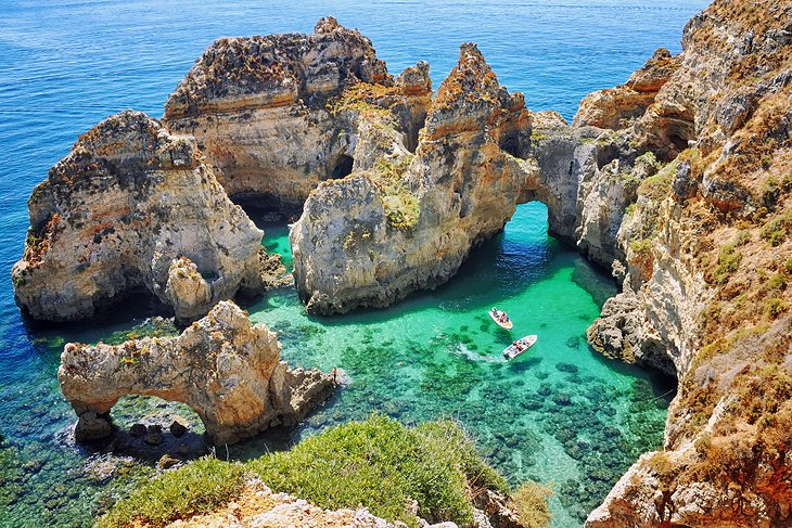 Beautiful view of Algrave beaches